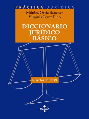 cover image of Diccionario jurídico básico